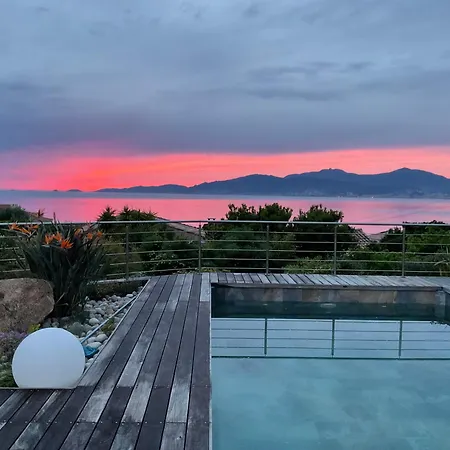 4 Etoiles 3 Vue Ajaccio Villa Pietrosella